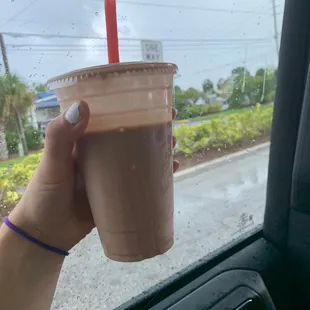 Chocolate peanut butter smoothie