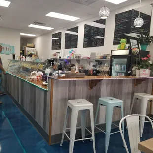 a man standing in front of the counter