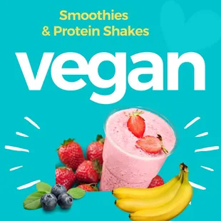 a smoothie with strawberries and bananas