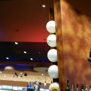 More bowling theme at the bar