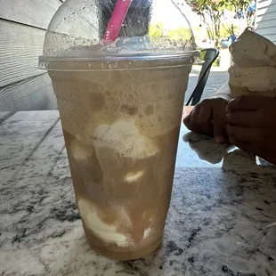 Root beer float