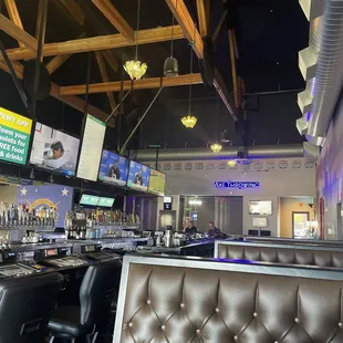 the interior of the restaurant