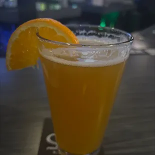 Blue Moon with an Orange