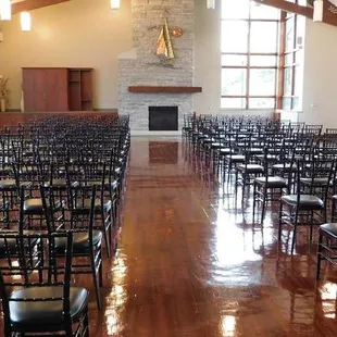 Sunset Terrace has seating capacity for 150 guests.