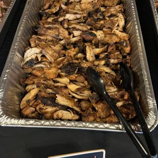 a variety of food items