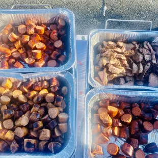 BBQ Sausage and Tri tip! Yummy