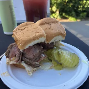 Tri-tip sliders!