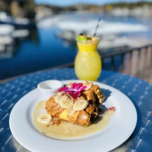Peanut Butter Banana French Toast