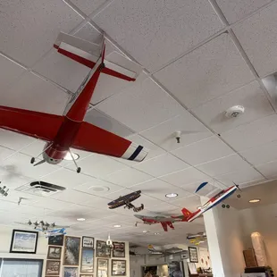 Ceiling with Airplanes