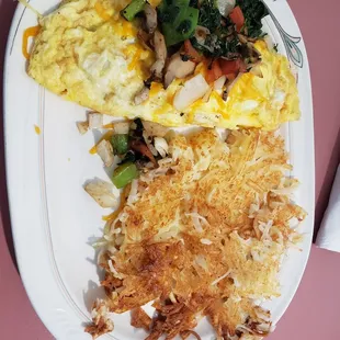 Veggie omelette