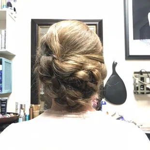 Updo for Military Ball