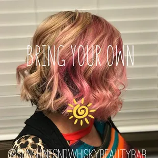Pink vivids for breast cancer awareness
