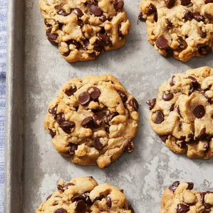 Fresh gooey chocolate chip cookies!