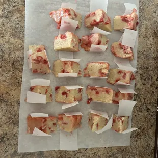 Strawberry lemon blonde bites!