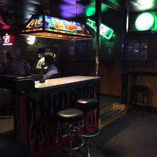 a man sitting at the bar
