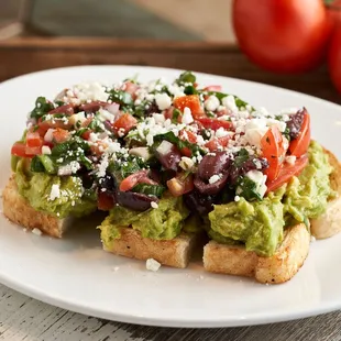 Greek Avocado Toast