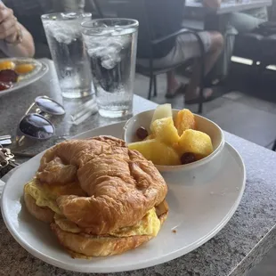 Breakfast Croissant Sandwich