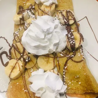 Banana Chocolate Crepes
