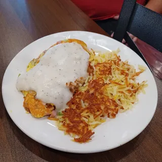 Sausage and Gravy Omelet
