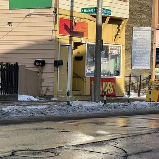 Front of restaurant (outside)