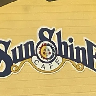 Exterior sign on building