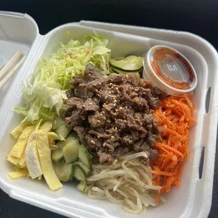 Wednesday's Special - Bi Bim Bap Dish