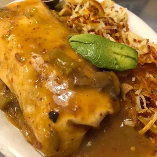 Vegetarian Breakfast Burrito #12