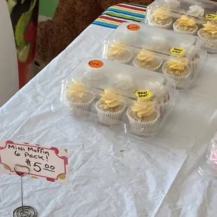 One of the daily specials, mini muffins