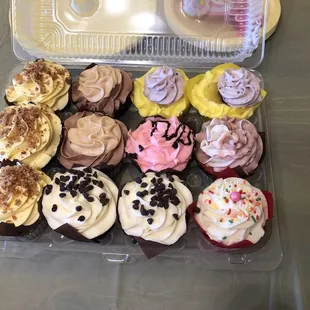 We got Banana Walnut, HoHo, Cherry Cordial, Buckey, Vanilla Birthday Cake, and Lemon Blueberry.