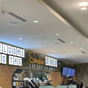 Welcoming sign! Love Chef Art!