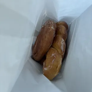 cinnamon roll and donuts