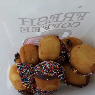 Got the last of the sprinkled holes this AM