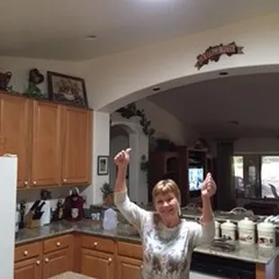 happy enlightened customer with a solatube