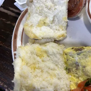 Biscuit. They obviously use a nice amount of cold butter to make these biscuits.