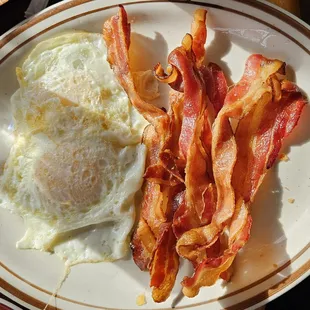 Pancake Platter Eggs &amp; Bacon