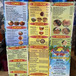 Updated Menu