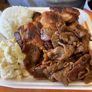 Bbq Chicken and Beef Combo