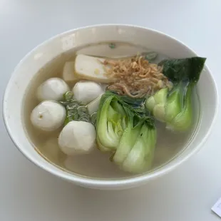 Sliced Fish Cake Noodle Soup