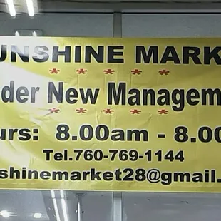 under new management hours