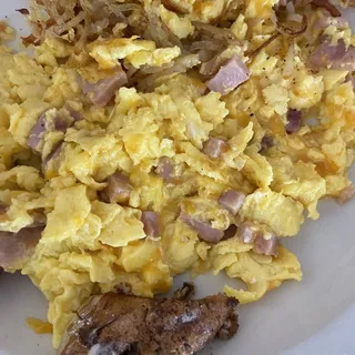 Diced Ham and Scrambled Egg