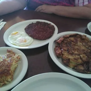 Corned Beef Hash and Eggs