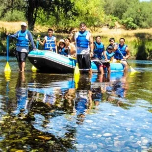 The obligatory pre-rafting pose.