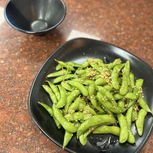 Garlic Edamame