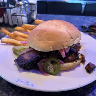 Burnt ends sando
