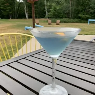 Violet martini