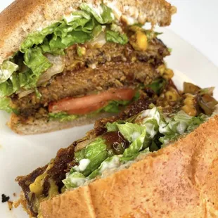 Vegan Double Beyond Burger