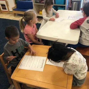 My little guy learning to write his name.