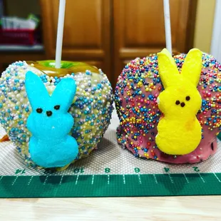 Easter candy apples
