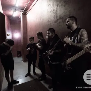 Hallway to stage and main floor