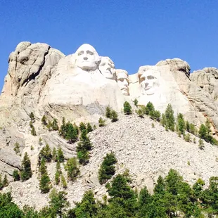 Mt Rushmore in the Black Hills area of South Dakota.